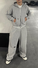 Load image into Gallery viewer, Grey DH blank zip up
