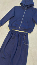 Load image into Gallery viewer, Navy DH blank zip up
