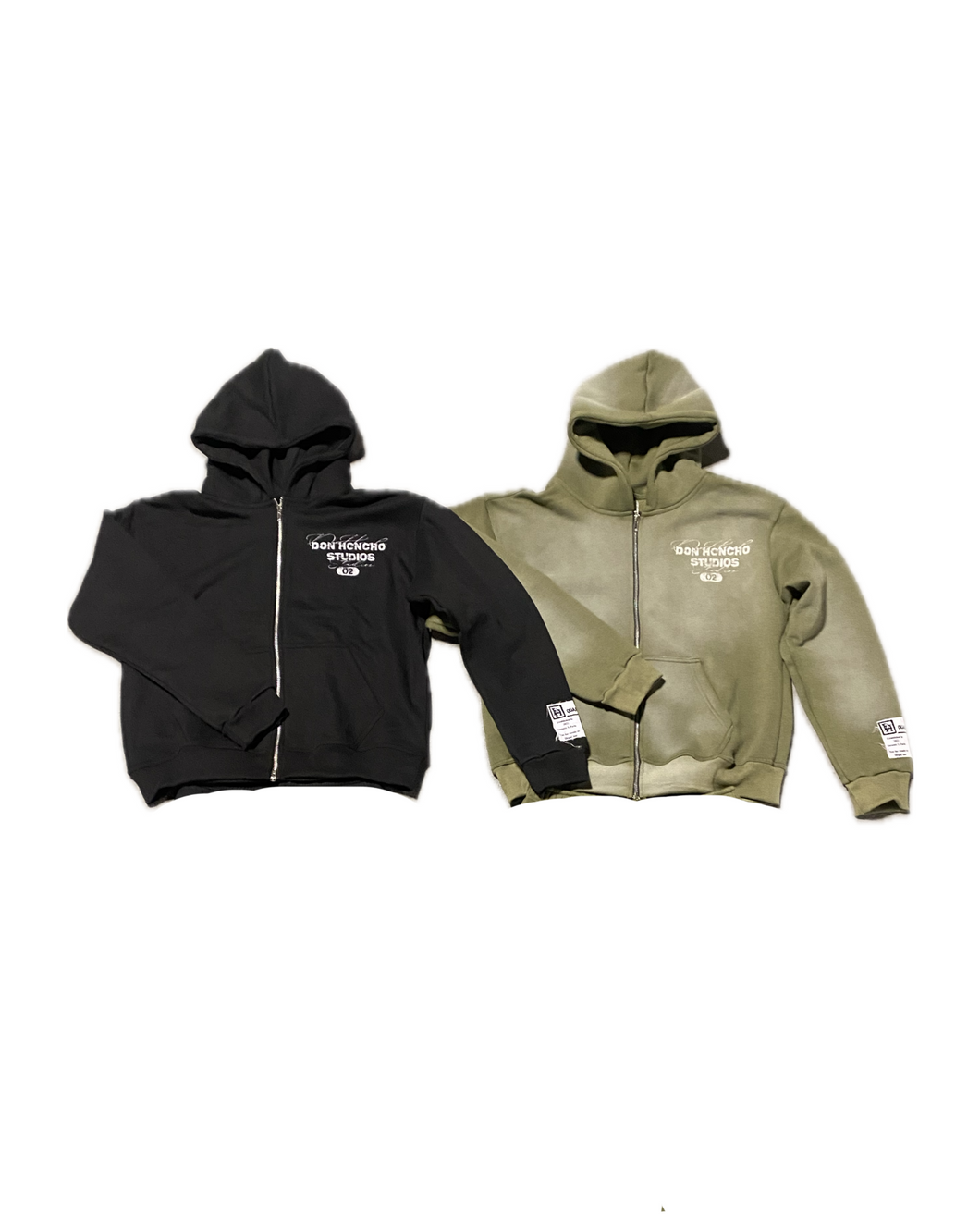 02 studios zip ups